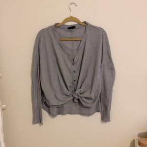 Urban Outfitters Grey Slouchy Cardigan